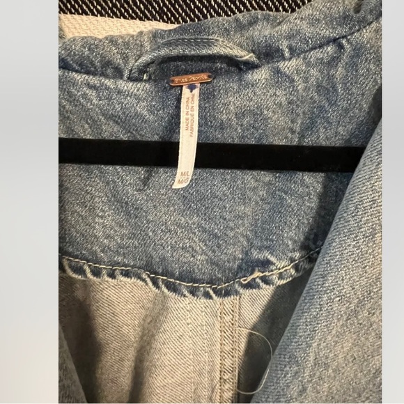 Free People Patchwork Denim Duster - Picture 4 of 4
